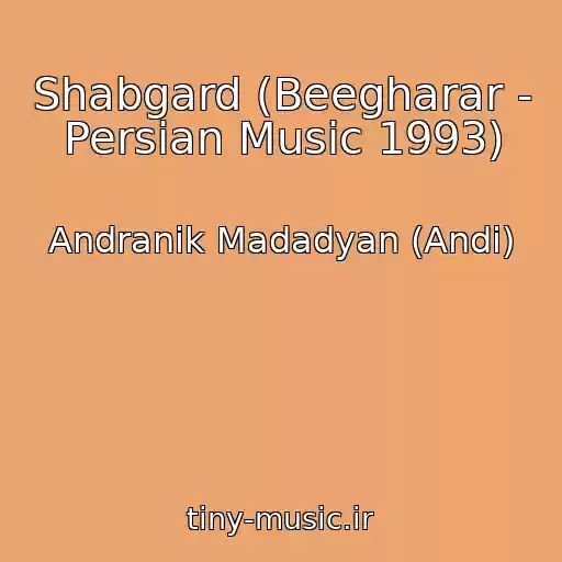 کاور آهنگ Shabgard (Beegharar - Persian Music 1993) از Andranik Madadyan (Andi)