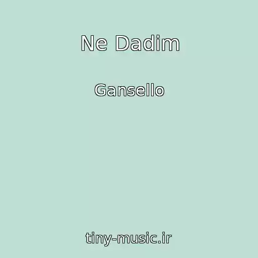 کاور آهنگ Ne Dadim از Gansello