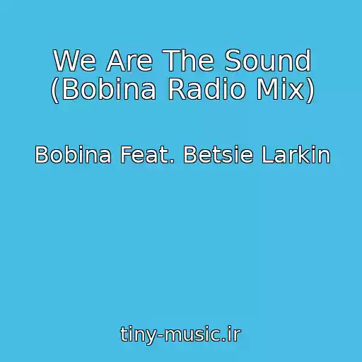 کاور آهنگ We Are The Sound (Bobina Radio Mix) از Bobina Feat. Betsie Larkin