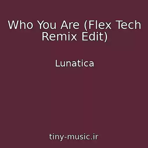 کاور آهنگ Who You Are (Flex Tech Remix Edit) از Lunatica