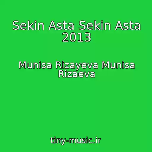 کاور آهنگ Sekin Asta Sekin Asta 2013 از Munisa Rizayeva Munisa Rizaeva
