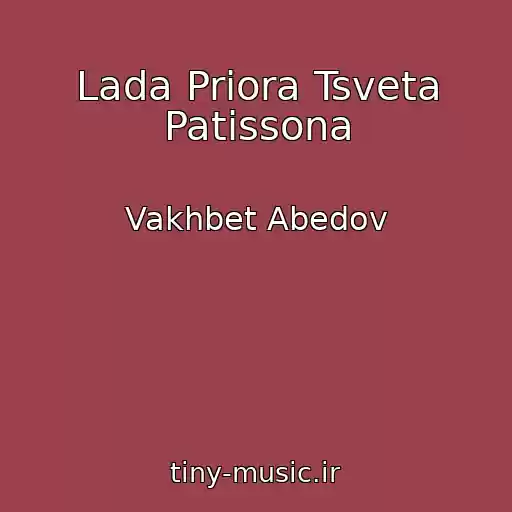 کاور آهنگ Lada Priora Tsveta Patissona از Vakhbet Abedov