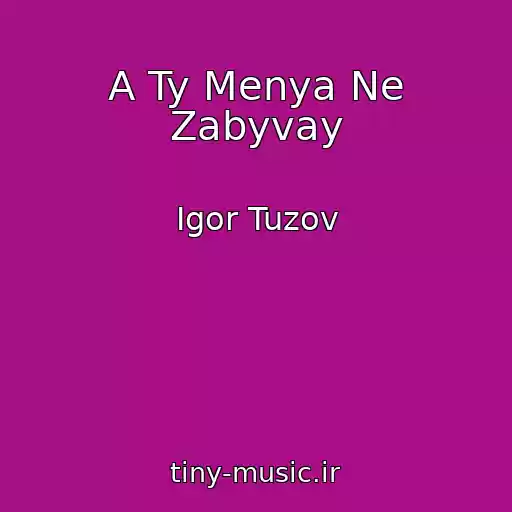 کاور آهنگ A Ty Menya Ne Zabyvay از Igor Tuzov
