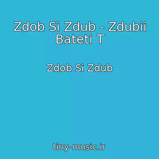 کاور آهنگ Zdob Si Zdub - Zdubii Bateti T از Zdob Si Zdub