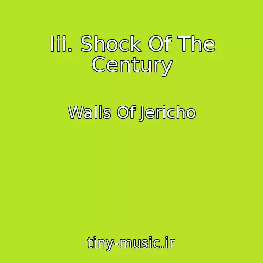 کاور آهنگ Iii. Shock Of The Century از Walls Of Jericho