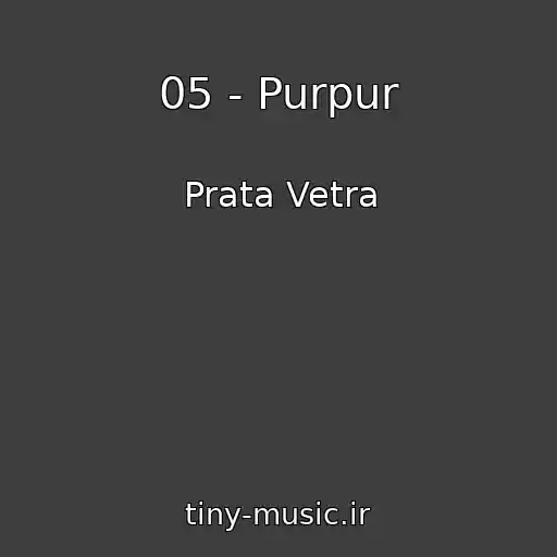 کاور آهنگ 05 - Purpur از Prata Vetra