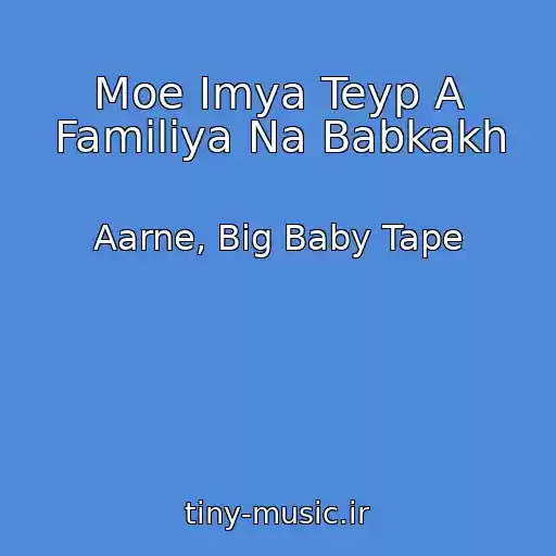 کاور آهنگ Moe Imya Teyp A Familiya Na Babkakh از Aarne, Big Baby Tape
