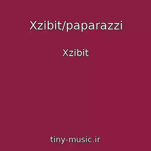 کاور آهنگ Xzibit/paparazzi از Xzibit