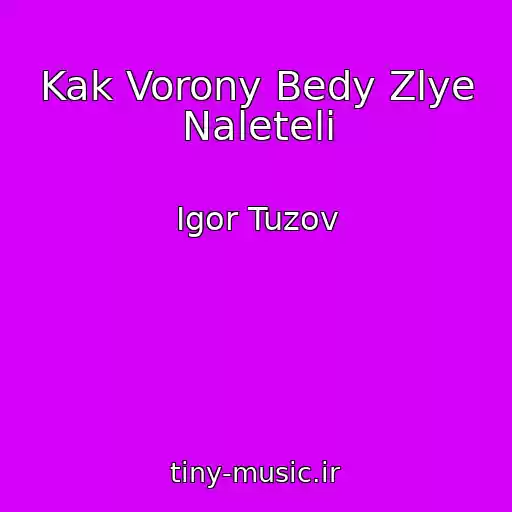 کاور آهنگ Kak Vorony Bedy Zlye Naleteli از Igor Tuzov