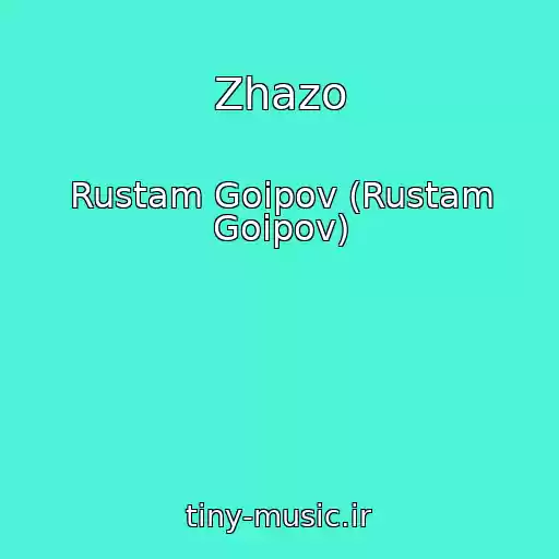 کاور آهنگ Zhazo از Rustam Goipov (Rustam Goipov)
