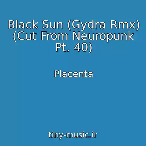کاور آهنگ Black Sun (Gydra Rmx) (Cut From Neuropunk Pt. 40) از Placenta
