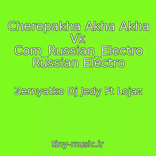 کاور آهنگ Cherepakha Akha Akha Vk Com_Russian_Electro Russian Electro از Zernyatko Dj Jedy Ft Lojaz