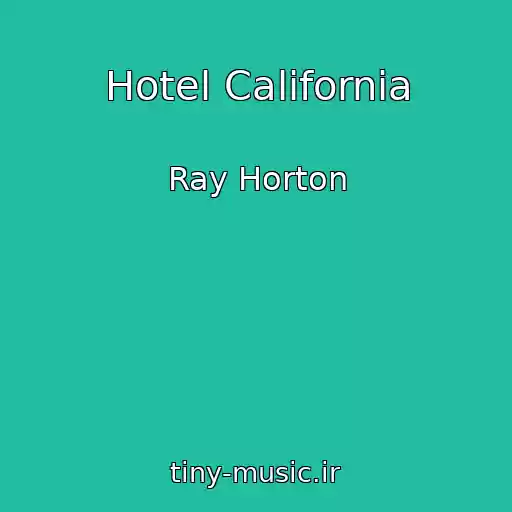 کاور آهنگ Hotel California از Ray Horton