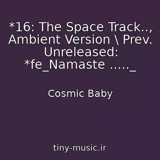 کاور آهنگ *16: The Space Track.., Ambient Version \ Prev. Unreleased: *fe_Namaste ....._ از Cosmic Baby