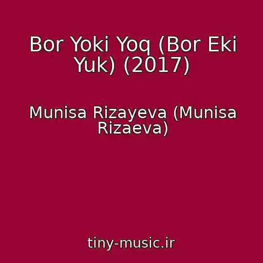 کاور آهنگ Bor Yoki Yoq (Bor Eki Yuk) (2017) از Munisa Rizayeva (Munisa Rizaeva)