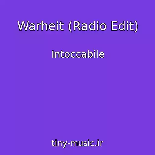 کاور آهنگ Warheit (Radio Edit) از Intoccabile