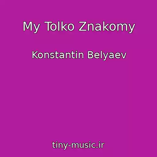کاور آهنگ My Tolko Znakomy از Konstantin Belyaev