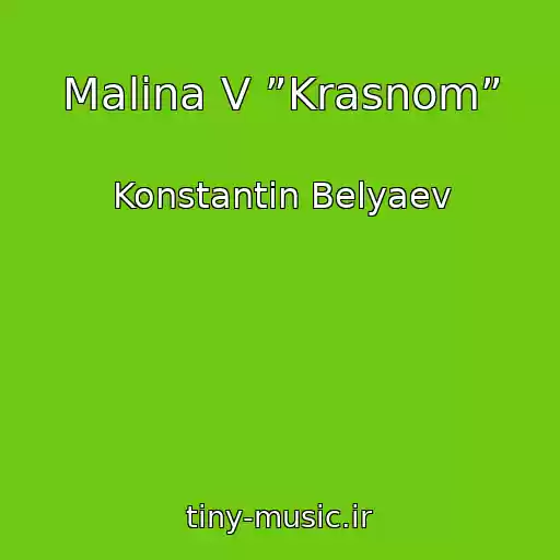 کاور آهنگ Malina V ”Krasnom” از Konstantin Belyaev