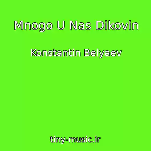 کاور آهنگ Mnogo U Nas Dikovin از Konstantin Belyaev