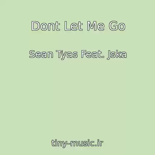 کاور آهنگ Dont Let Me Go از Sean Tyas Feat. Jska