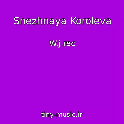 کاور آهنگ Snezhnaya Koroleva از W.j.rec