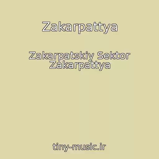 کاور آهنگ Zakarpattya از Zakarpatskiy Sektor Zakarpattya