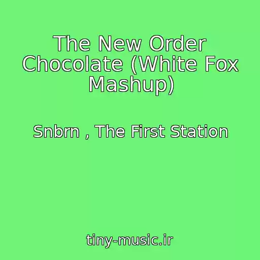 کاور آهنگ The New Order Chocolate (White Fox Mashup) از Snbrn , The First Station
