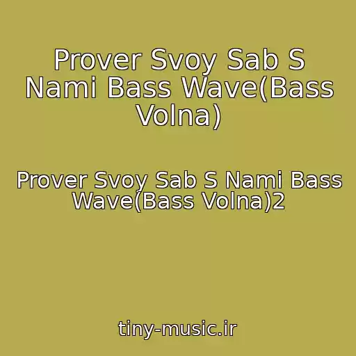 کاور آهنگ Prover Svoy Sab S Nami Bass Wave(Bass Volna) از Prover Svoy Sab S Nami Bass Wave(Bass Volna)2