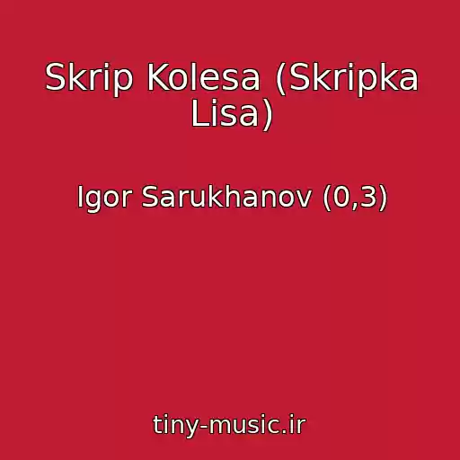 کاور آهنگ Skrip Kolesa (Skripka Lisa) از Igor Sarukhanov (0,3)