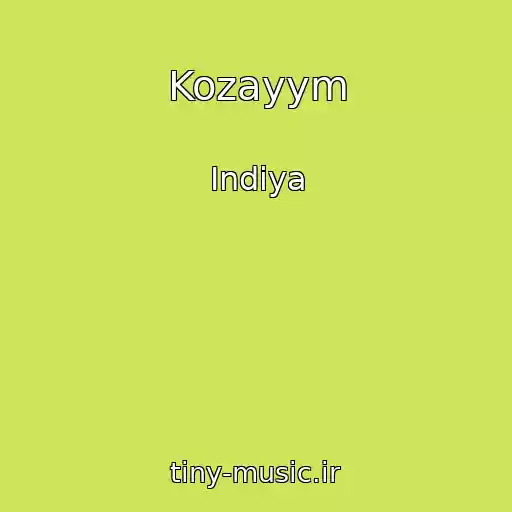 کاور آهنگ Kozayym از Indiya