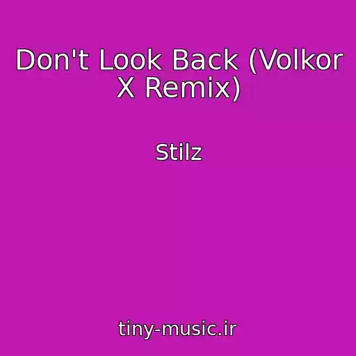 کاور آهنگ Don't Look Back (Volkor X Remix) از Stilz
