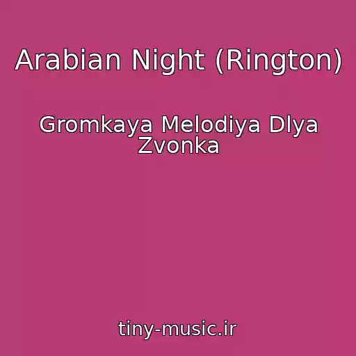 کاور آهنگ Arabian Night (Rington) از Gromkaya Melodiya Dlya Zvonka