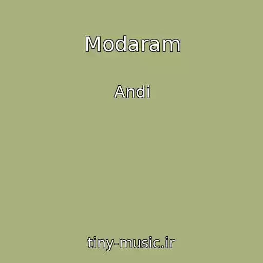 کاور آهنگ Modaram از Andi