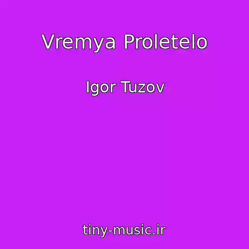 کاور آهنگ Vremya Proletelo از Igor Tuzov