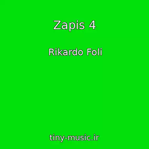 کاور آهنگ Zapis 4 از Rikardo Foli