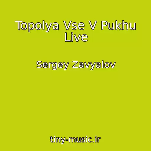 کاور آهنگ Topolya Vse V Pukhu Live از Sergey Zavyalov