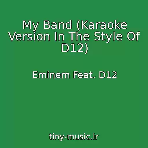 کاور آهنگ My Band (Karaoke Version In The Style Of D12) از Eminem Feat. D12