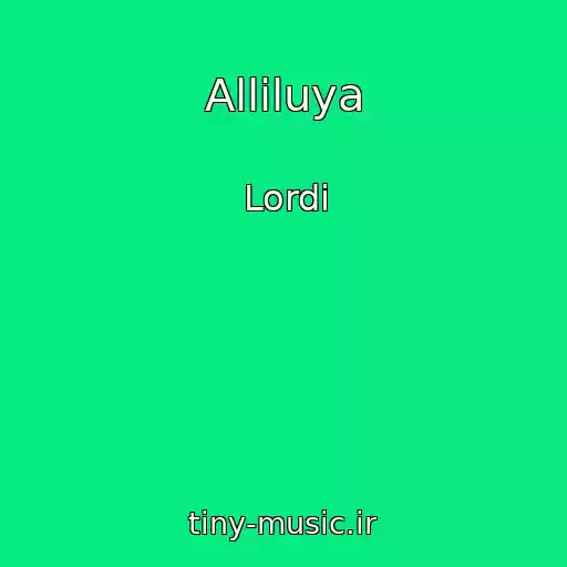 کاور آهنگ Alliluya از Lordi