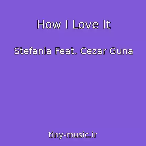 کاور آهنگ How I Love It از Stefania Feat. Cezar Guna