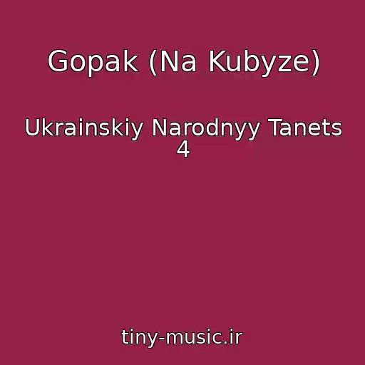 کاور آهنگ Gopak (Na Kubyze) از Ukrainskiy Narodnyy Tanets 4