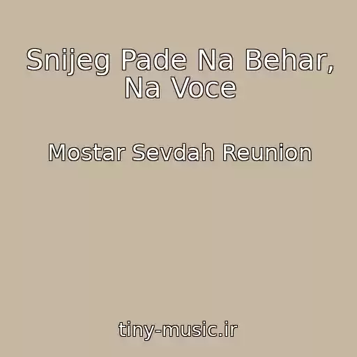 کاور آهنگ Snijeg Pade Na Behar, Na Voce از Mostar Sevdah Reunion