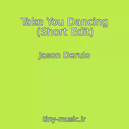کاور آهنگ Take You Dancing (Short Edit) از Jason Derulo