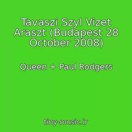 کاور آهنگ Tavaszi Szyl Vizet Araszt (Budapest 28 October 2008) از Queen + Paul Rodgers