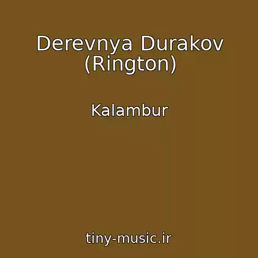 کاور آهنگ Derevnya Durakov (Rington) از Kalambur