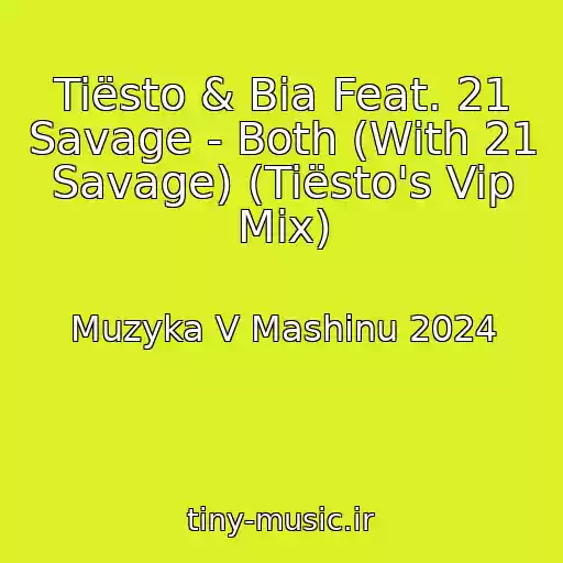 کاور آهنگ Tiësto & Bia Feat. 21 Savage - Both (With 21 Savage) (Tiësto's Vip Mix) از Muzyka V Mashinu 2024