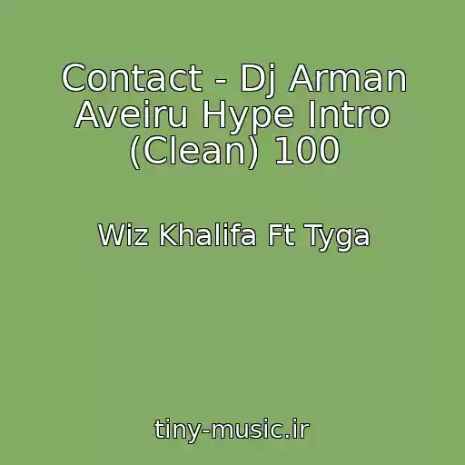 کاور آهنگ Contact - Dj Arman Aveiru Hype Intro (Clean) 100 از Wiz Khalifa Ft Tyga