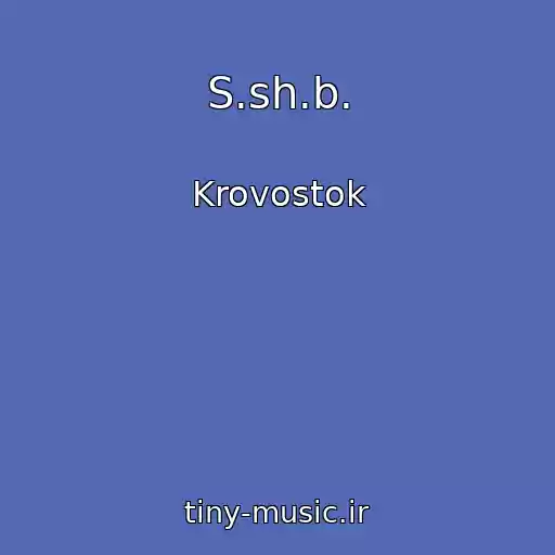کاور آهنگ S.sh.b. از Krovostok