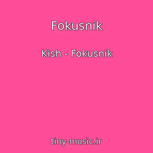 کاور آهنگ Fokusnik از Kish - Fokusnik