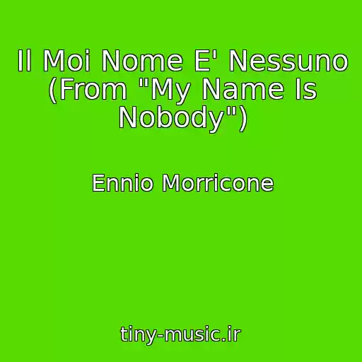 کاور آهنگ Il Moi Nome E' Nessuno (From "My Name Is Nobody") از Ennio Morricone