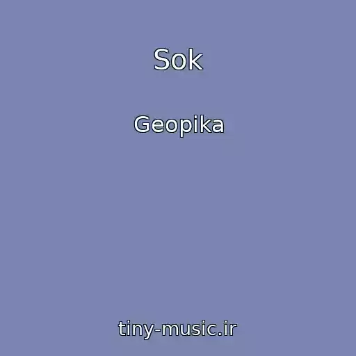 کاور آهنگ Sok از Geopika